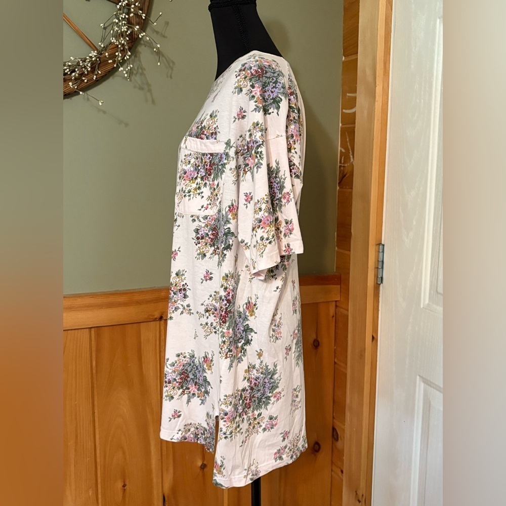 Victoria’s Secret Floral Print Oversized Night Gown size M Gold Tag - Picture 4 of 12